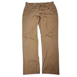 Levi's 541 Jeans Mens 32W X 28L Brown Fit Stretch Denim Pants Casual Rugged